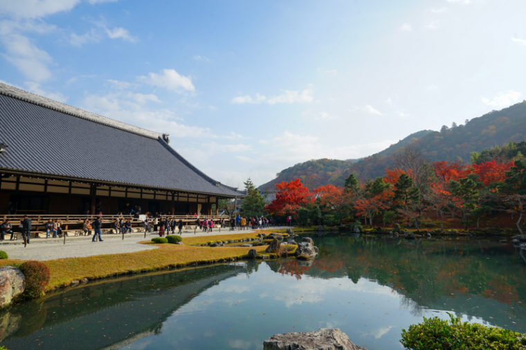 京都・嵐山の紅葉スポット「天龍寺」