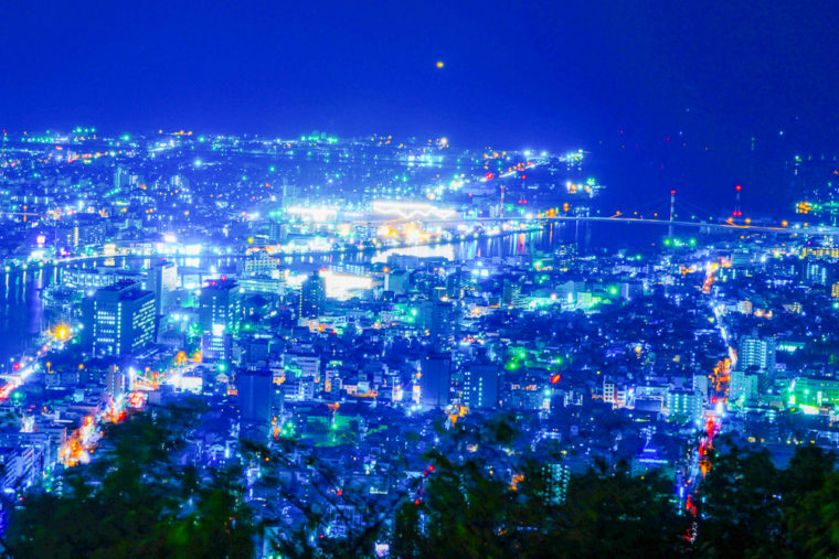 徳島旅行「眉山からの夜景」