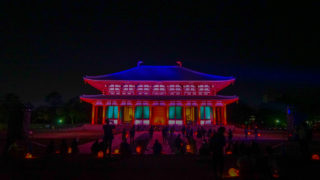 興福寺中金堂ライトアップ