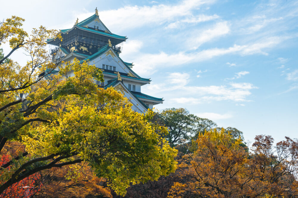 旅行記】大阪城公園で紅葉を撮影してきた｜2021年11月19日｜ニシタビ