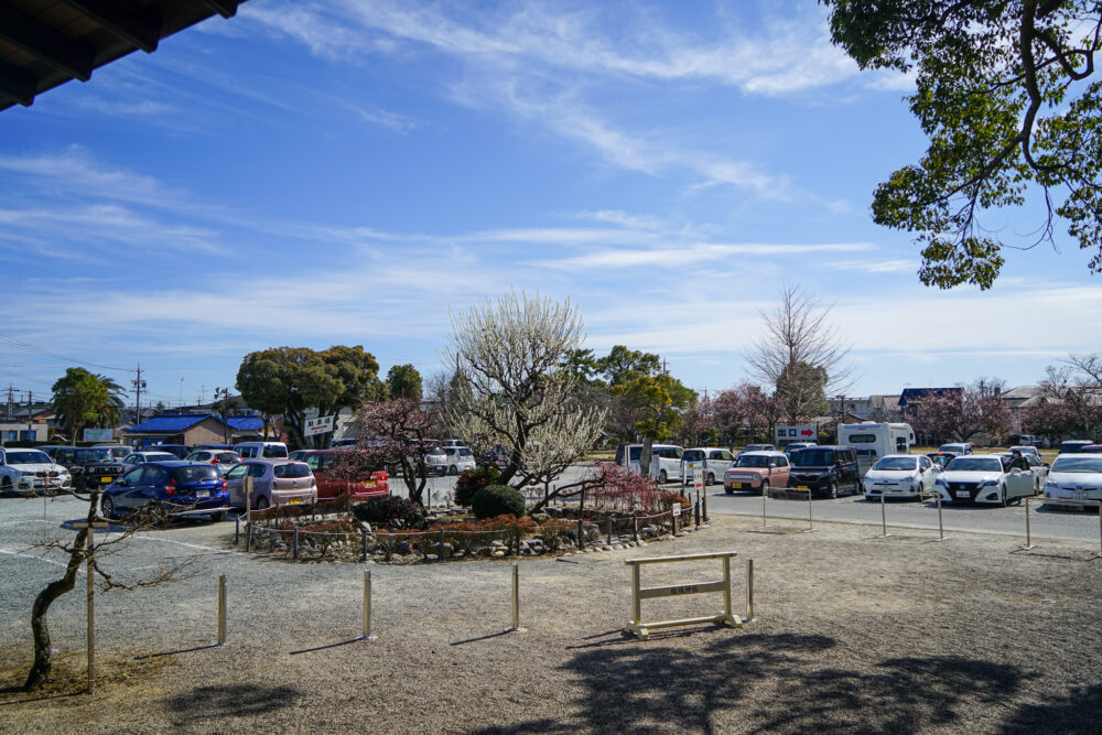 結城神社の駐車場